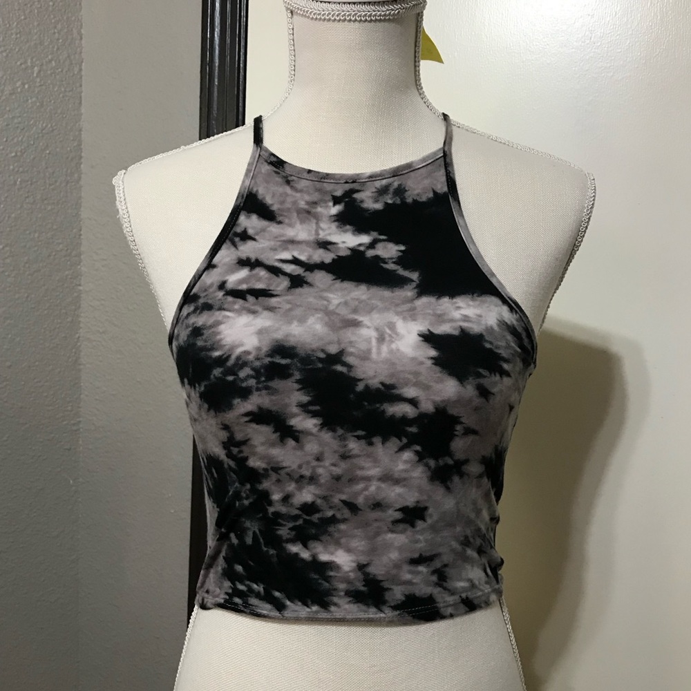 Tied dyed crop top